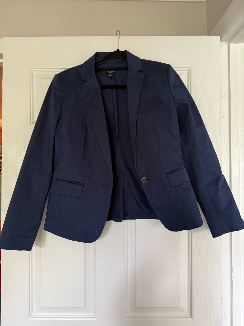 Ann Taylor | Navy Blazer - Women's Tailored Jacket